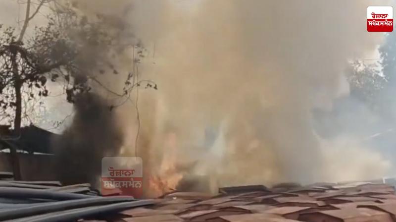 Fire breaks out in the signal department of Jalandhar City Railway Station
