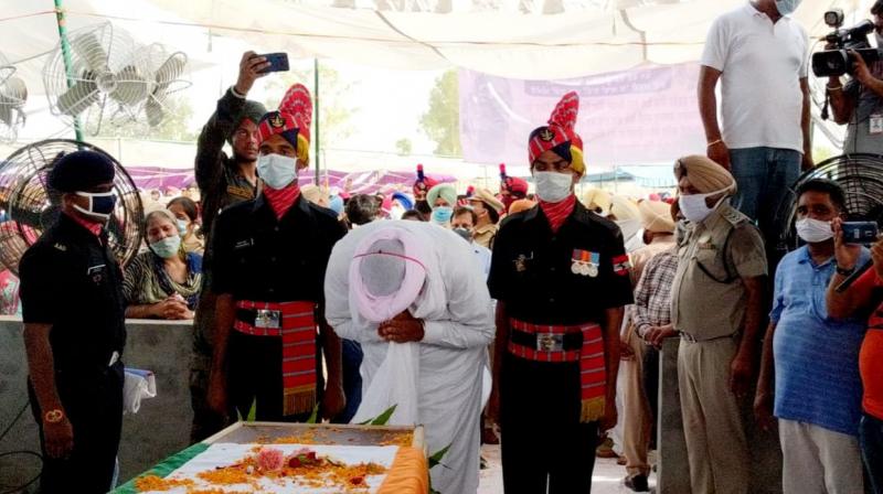  Funeral of Shaheed Gurtej Singh with national honors
