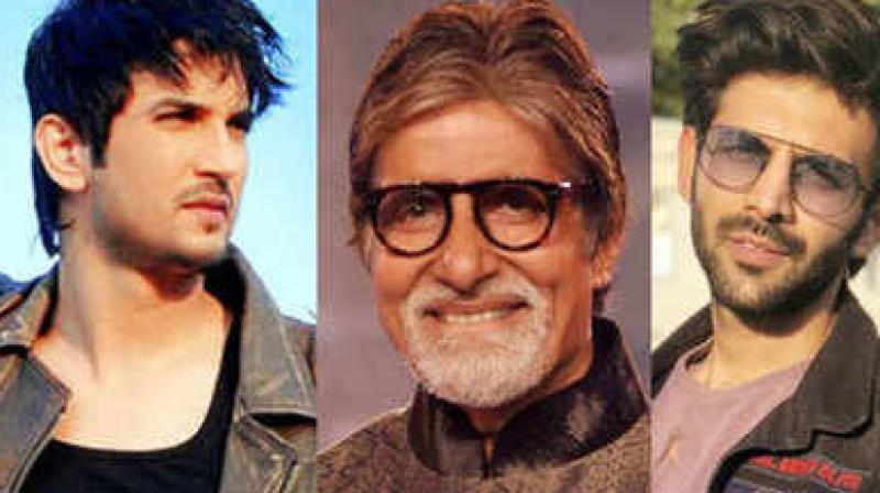  Amitabh, Sushant and Kartik