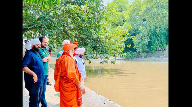 Jarnail Singh visits Bein River