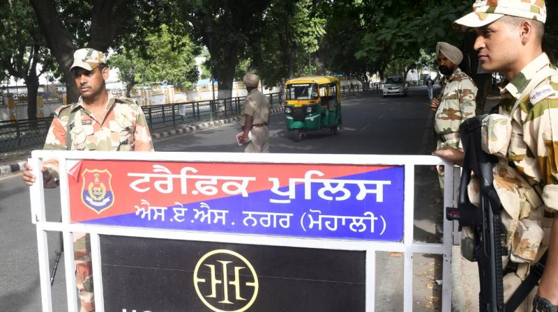 paramilitary force deployed in Mohali