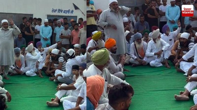 ਪਿੰਡ ਗਹਿਰੀ ਬੁੱਟਰ ’ਚ ਸਰਪੰਚੀ ਲਈ ਬੋਲੀ ਲੱਗਦੀ ਹੋਈ 