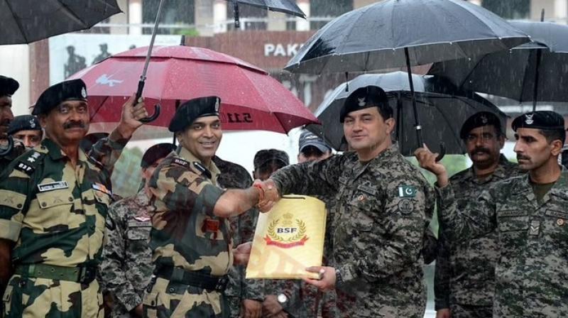 BSF and Pak rangers exchange sweets at International Border