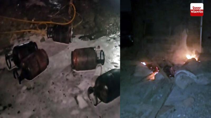 Cylinder bursts in Punjab, massive fire breaks out in shop