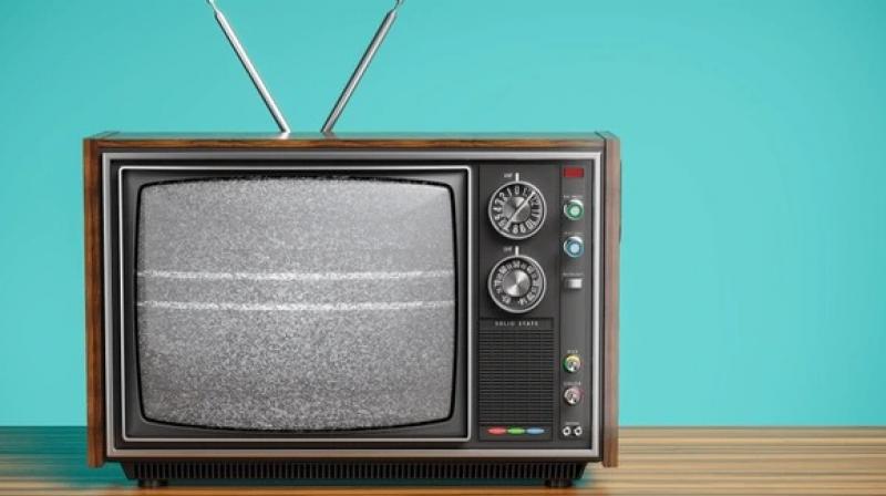 Black and white television used to dominate