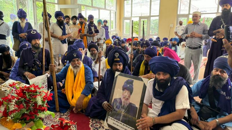 ਅੰਤਿਮ ਅਰਦਾਸ ’ਚ ਸ਼ਮਿਲ ਹੋਏ ਸਮੂਹ ਨਿਹੰਗ ਸਿੰਘ ਜਥੇਬੰਦੀਆਂ