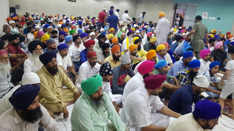 Celebrating Guru Tegh Bahadur's martyrdom celebration in Kuwait