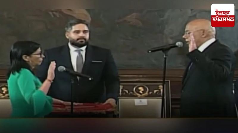 Delcy Rodriguez sworn in as interim president of Venezuela