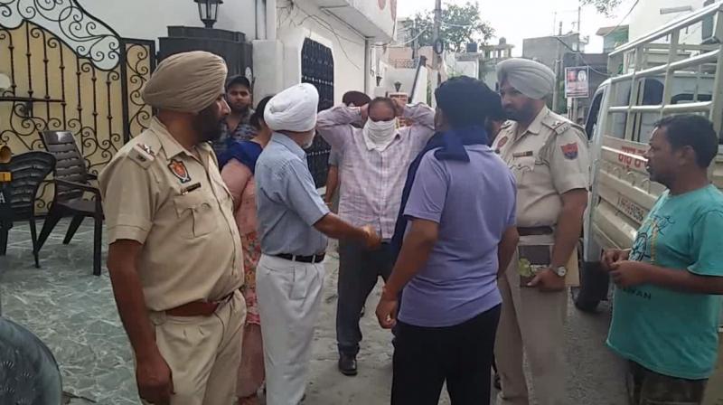 The body of the person found in the closed room