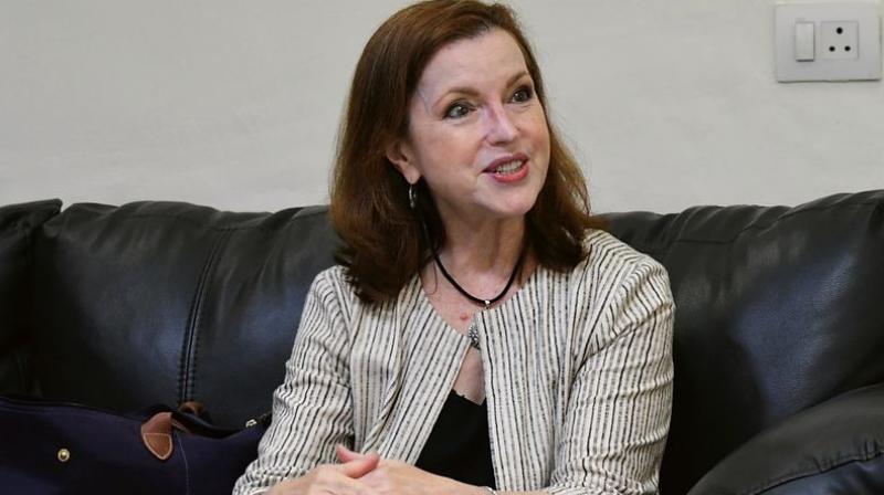 Gloria F. Berdena, Minister Counselor for Public Diplomacy, U. S. Embassy, New Delhi.