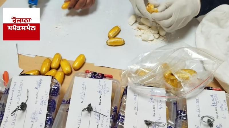 ਯਾਤਰੀ ਤੋਂ ਮਿਲੇ ਕੈਪਸੂਲ 