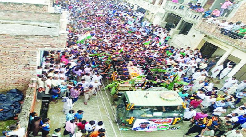 Paying tribute to Martyr Rajesh Poonia