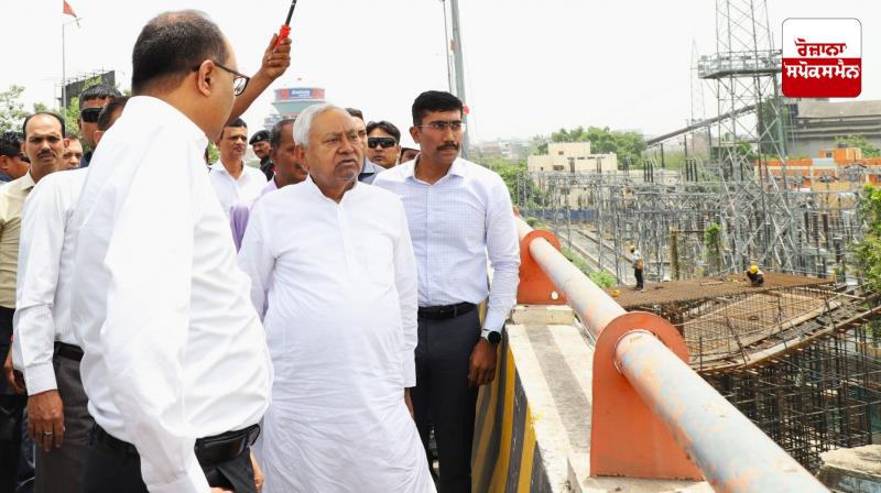 Bihar News: Chief Minister reviews construction work of Mithapur-Mahuli elevated road and Punpun suspension bridge