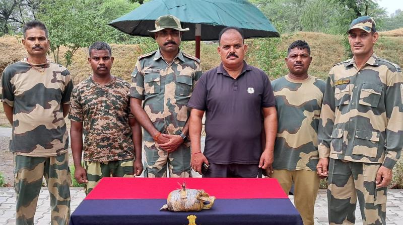 2.865 heroin dropped by Pakistan