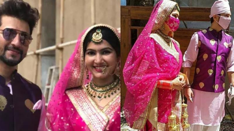 Manish Raisingha and costar Sangeeta Chauhan 