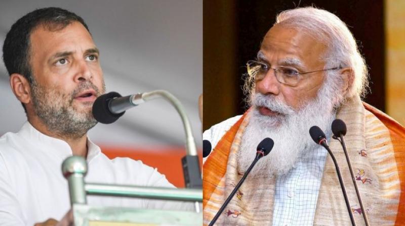 Rahul Gandhi, Narendra Modi 