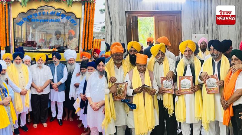 Delhi Gurdwara Committee President Harmeet Singh Kalka received a warm welcome at Patna Airport.