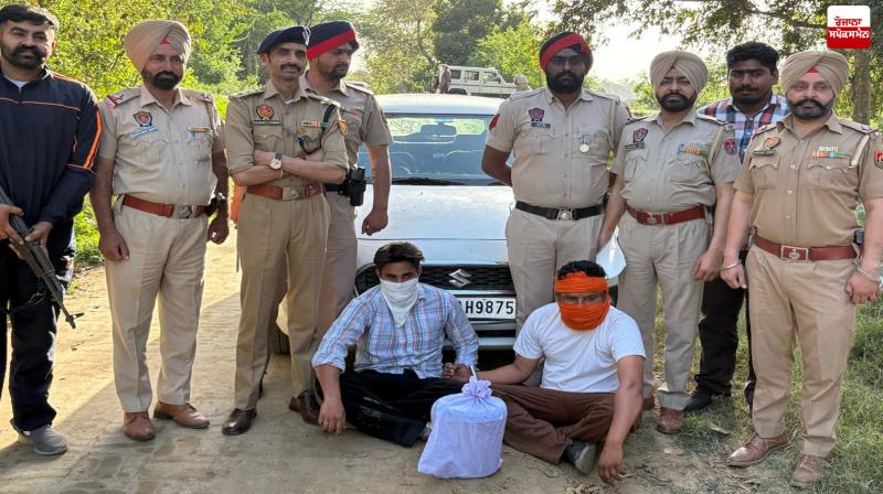 Punjab Police arrests two drug smugglers with 6 kg heroin
