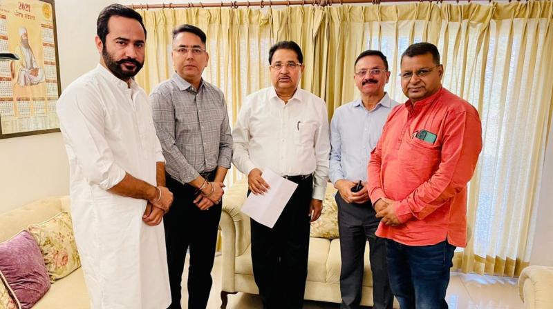 AAP MLAs with OP Soni