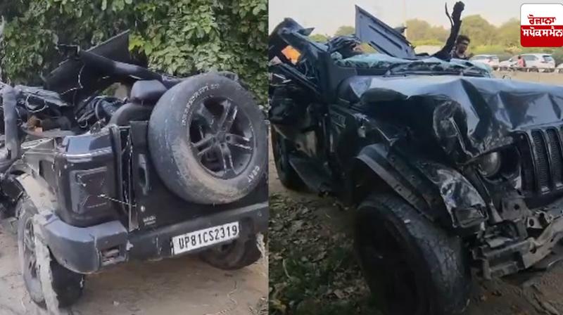 Haryana Thar Accident News