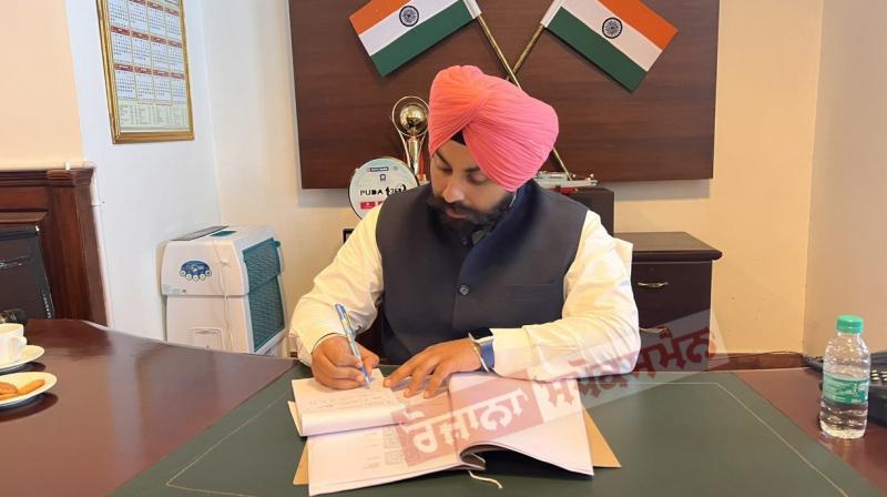 Cabinet Minister Harjot Singh Bains