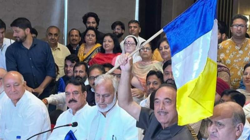 Ghulam Nabi Azad announces name of his new party