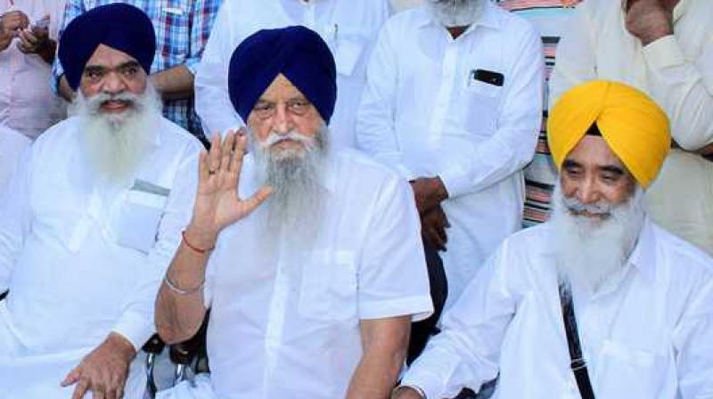 Rattan Singh Ajnala, Ranjit Singh Brahmpura and Sewa Singh Sekhwan, 