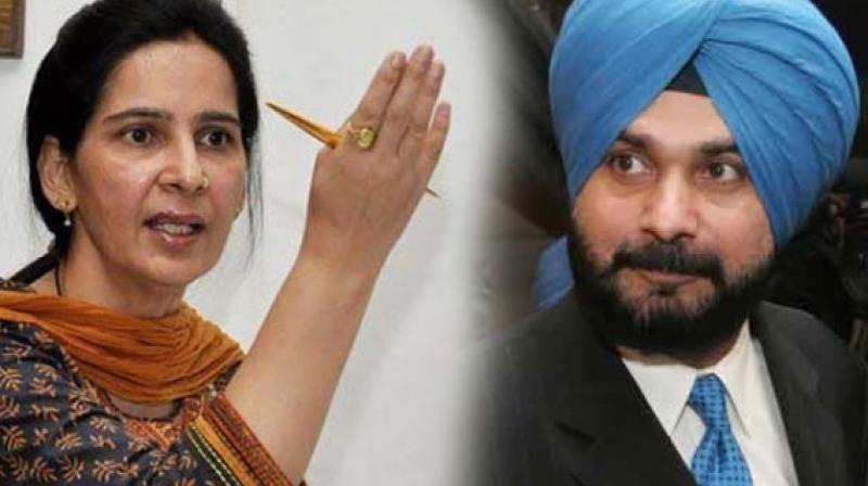 Navjot Sidhu with Navjot Kaur Sidhu 