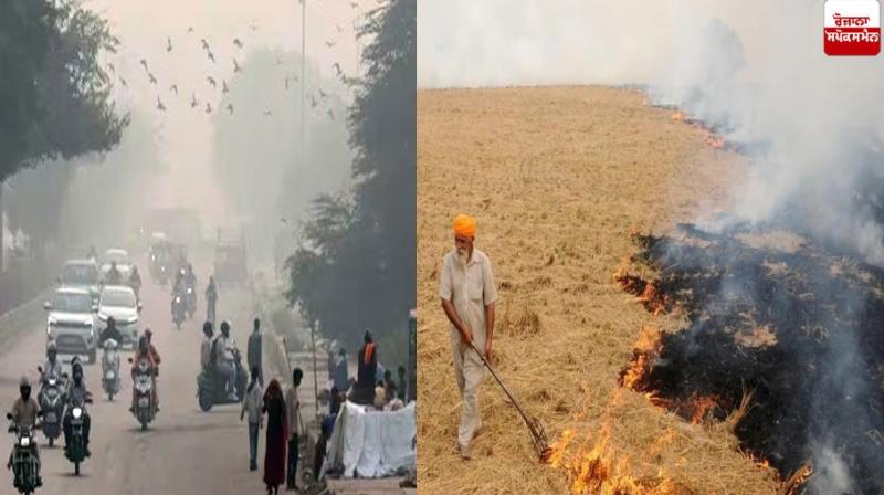 Despite strictness in Punjab, stubble is being burnt vigorously.