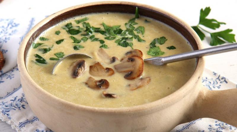 creamy mushroom soup