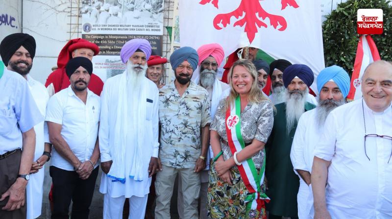 Tribute paid to Sikh soldiers in Florence, Italy