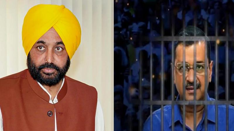 CM Bhagwant Mann, Arvind Kejriwal 
