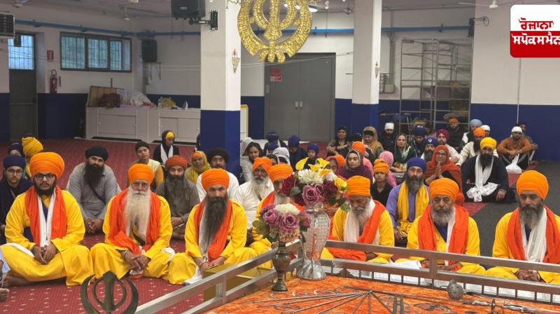 Amrit Sanchar was held at Gurdwara Singh Sabha Castelgoberto on the occasion of Khalsa Sajna Divas.