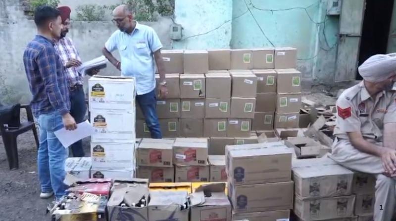  Excise department raids house in Ludhiana