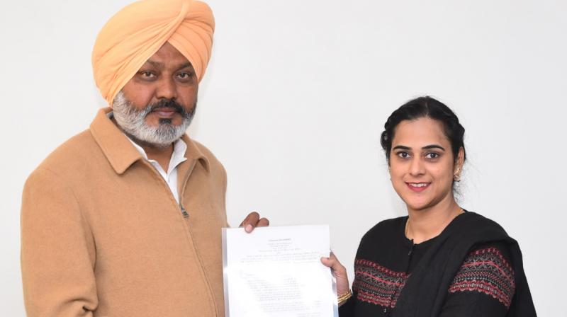 Finance Minister Harpal Singh Cheema handed over appointment letter