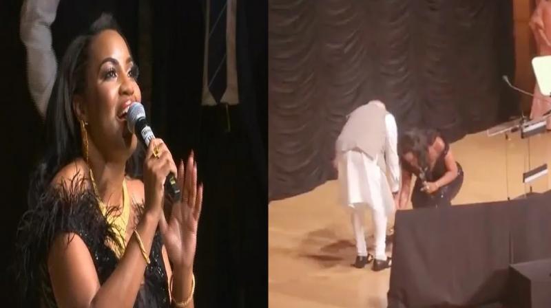 US Actor Sings India's National Anthem During PM Modi's Address