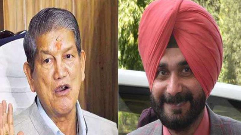 Harish Rawat, Navjot Sidhu 