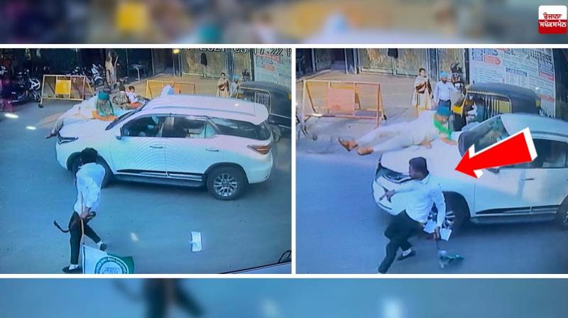 Akali leaders attacked protesting farmers