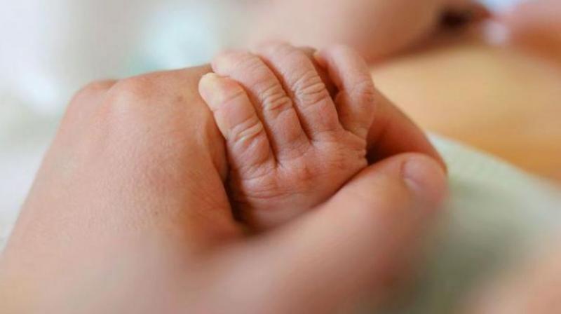 A 10-year-old girl in Britain gave birth to a baby girl