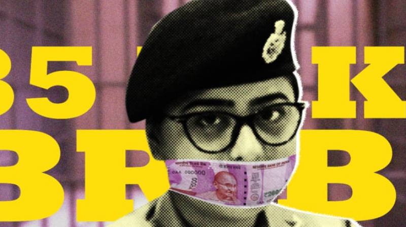  Lady police sub-inspector arrested on bribery charges