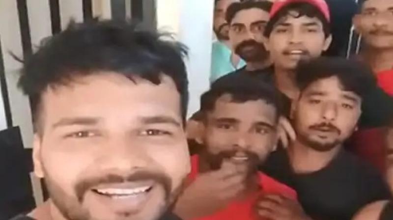 After the gang war in the Punjab jail, the video of Lawrence's goons has come out