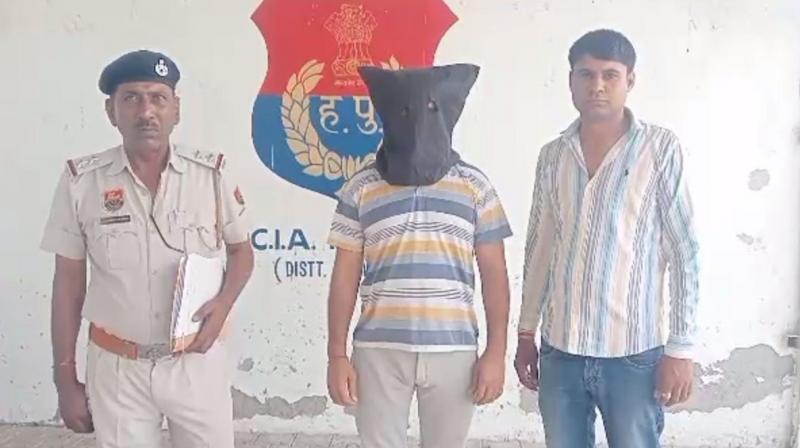 ਪੁਲਿਸ ਵਲੋਂ ਕਾਬੂ ਕੀਤਾ ਮੁਲਜ਼ਮ