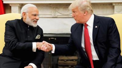 Narendra Modi With Donald Trump