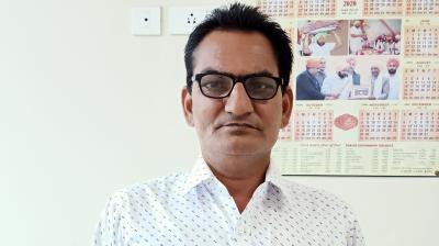 Punjab State Rakhi Bumper-2020 first prize winner Dharam Pal