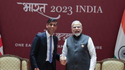 PM Sunak with PM Modi