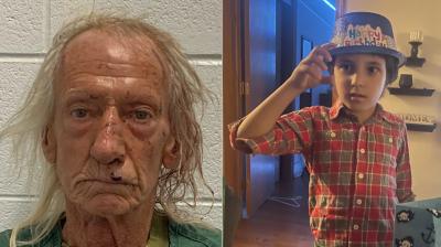 Accused Joseph Czuba and victim child.