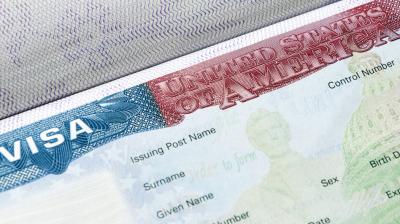 US Work Visa : Representative image.