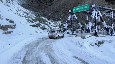Fresh snowfall in vally