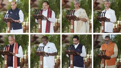 Modi Cabinet Swearing in Ceremony. 