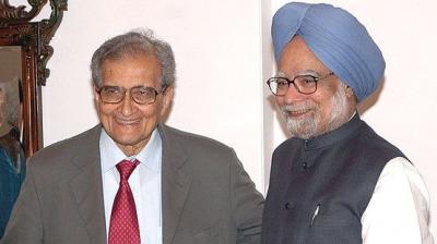 Amartya Sen and Manmohan Singh